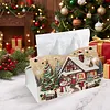 Forest Hut DIY Pearl Diamond Painting PU Cover Tissue Holder Kit Pearl Art Painting Decoration for Home & Gifts