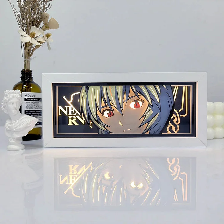 3D LED Box Light - Neon Genesis Evangelion-Ayanami