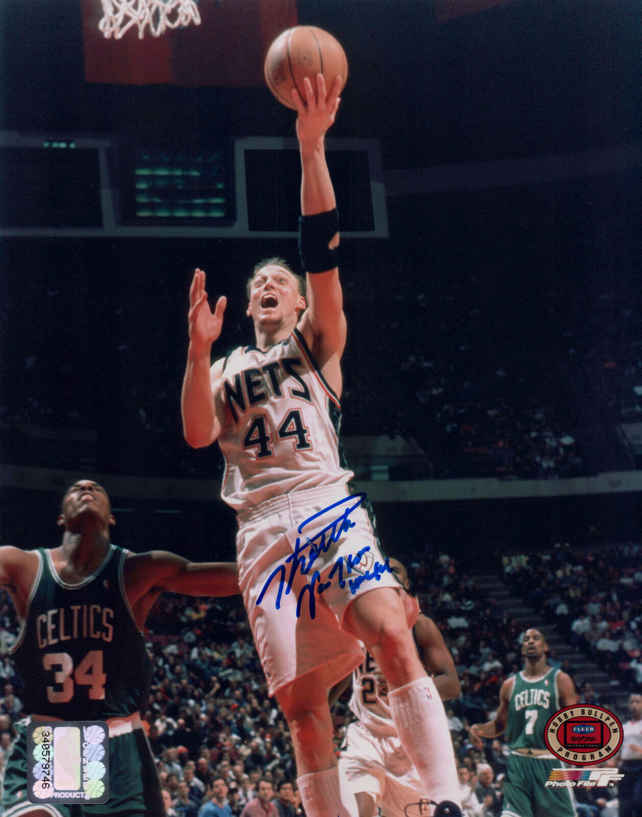 KEITH VAN HORN signed Autographed NEW JERSEY NETS