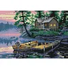 Lakeside-14CT Stamped Cross Stitch Kit(30*21cm)