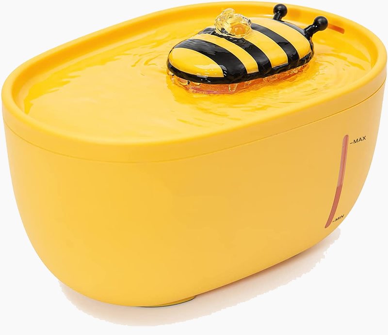 Cat Water Dispenser with LED Indicator for Cats Dogs