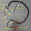 Complete Electric Wiring Harness Kit ATV Wire for GY6 150cc 125cc Scooter Moped 4-Stroke Engine with CDI Stator Regulator Ignition Switch Solenoid Relay by LOYPP