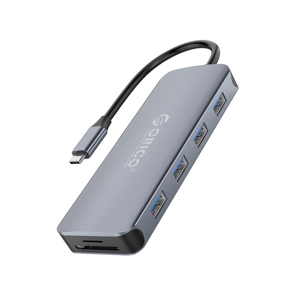 

ORICO USB C HUB USB3.0 4 Ports HDMI-Compatible VGA Splitter Adapter Dock, 501 Original