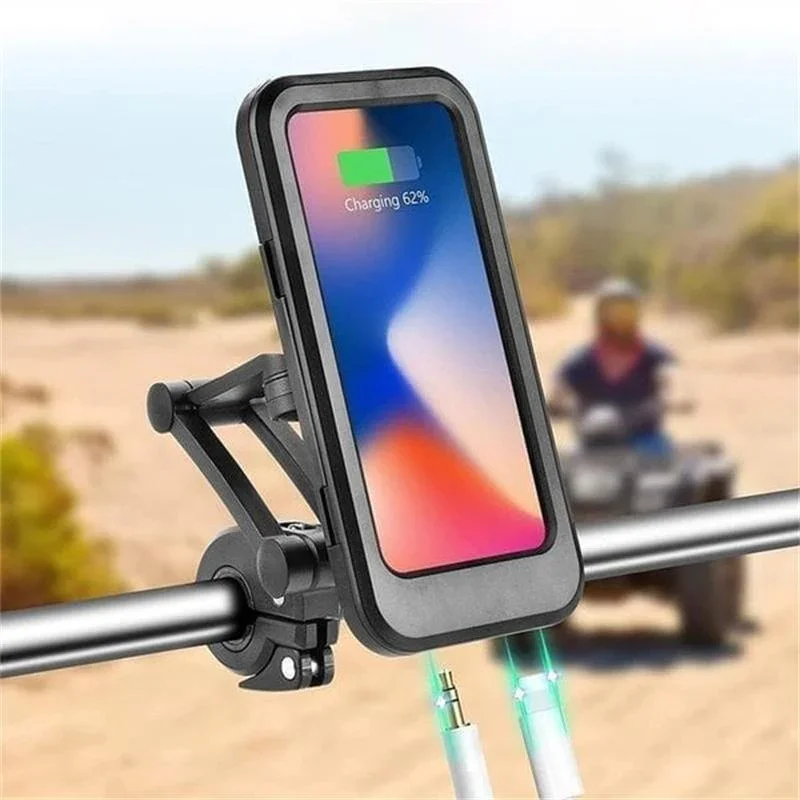 Waterproof mobile phone navigation holder for motorcycle/bicycle riding