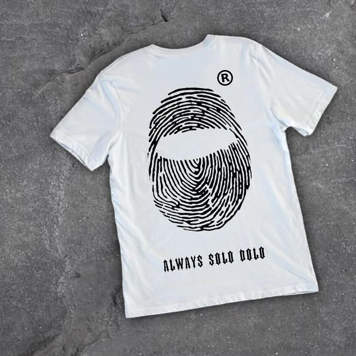 Sopula Always Solo Fingerprint T-Shirt