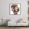 Christmas Tree Gnome - 11CT Stamped Cross Stitch - 40*40cm - Xmas