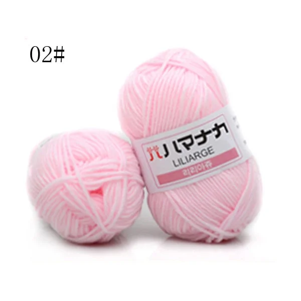 25g Milk Cotton Yarn Comfortable Wool Blended Yarn Apparel Sewing Yarn Hand Knitting Scarf Hat Yarn crochet knitting yarn