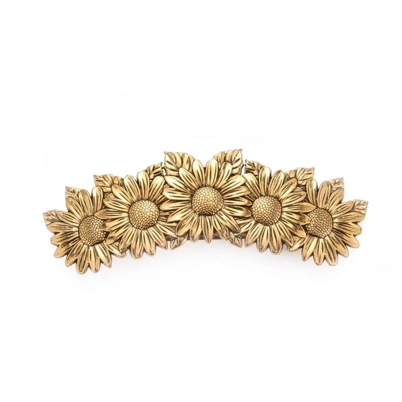 Retro Sunflower Alloy Plating Hair Clip