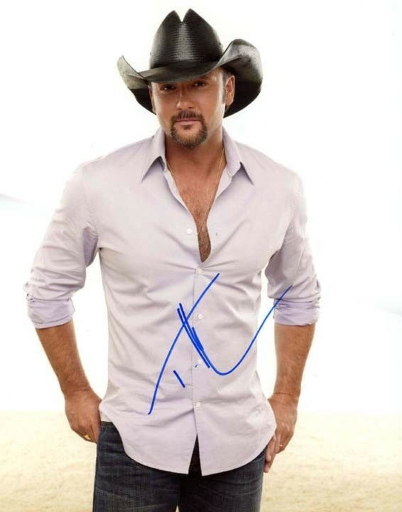 Tim mcgraw signed autographed 11x14 Photo Poster painting