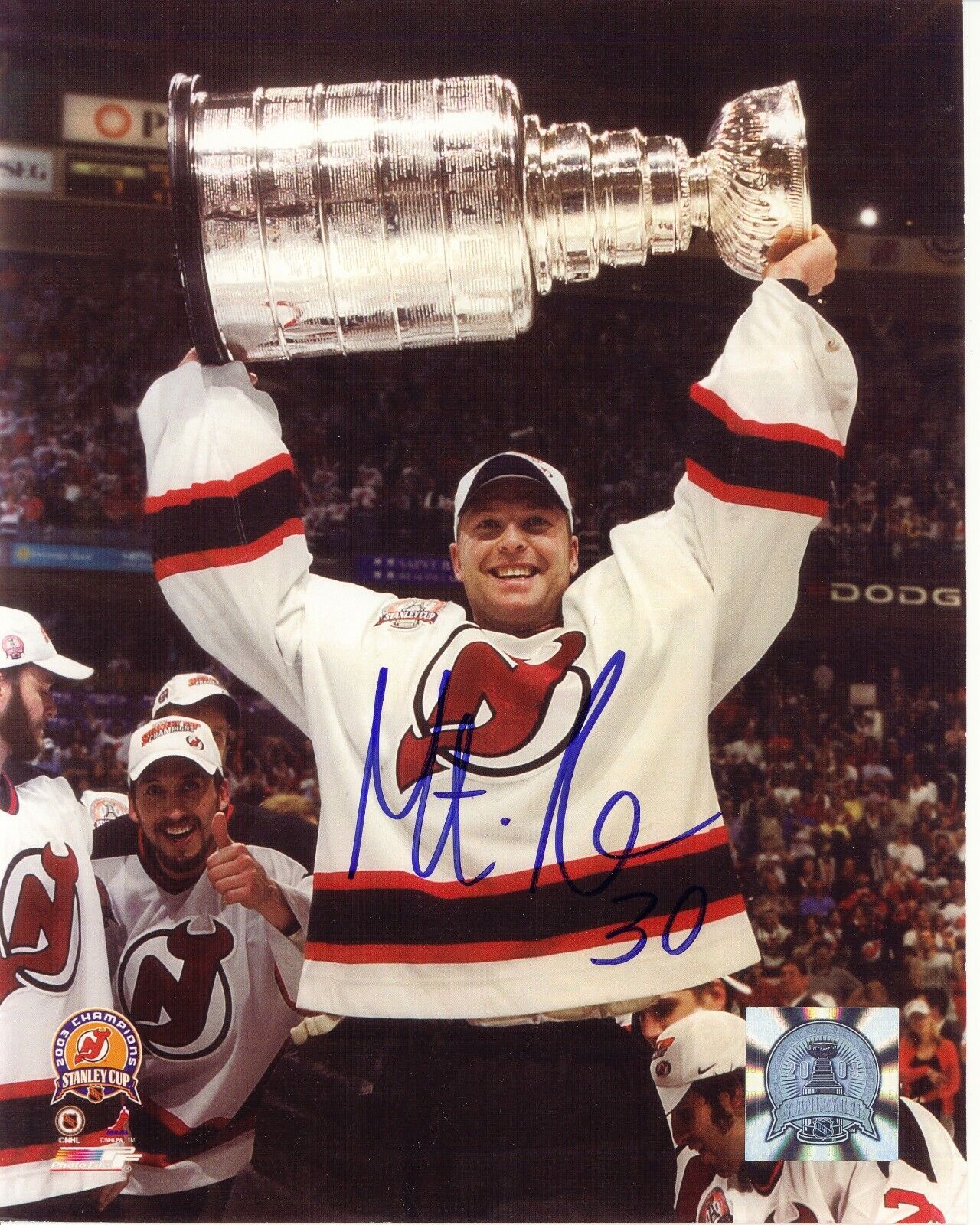 MARTIN BRODEUR - NJ DEVILS CUP WIN Autographed Signed 8x10 Reprint Photo Poster painting !!