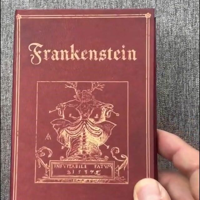 Frankenstein by Mary Shelley Book Wallet