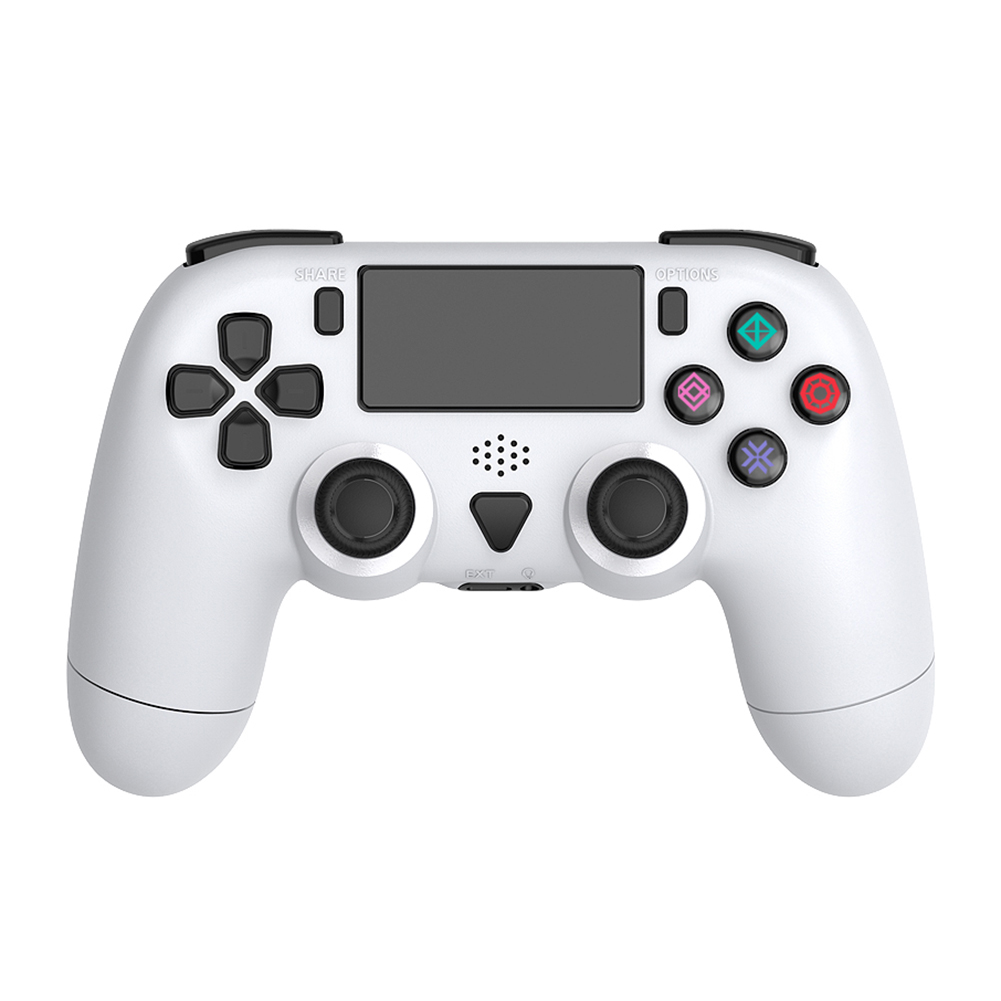 

Wireless Controller for PS4 Pro Slim Dual Motor Vibration 6-Axis Gyro White, 501 Original