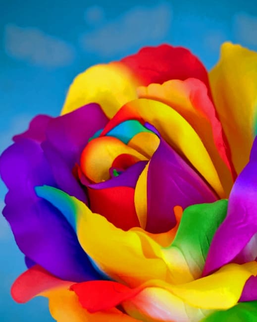 

Colorful Flower – Paint By Numbers - 40*50CM, 501 Original