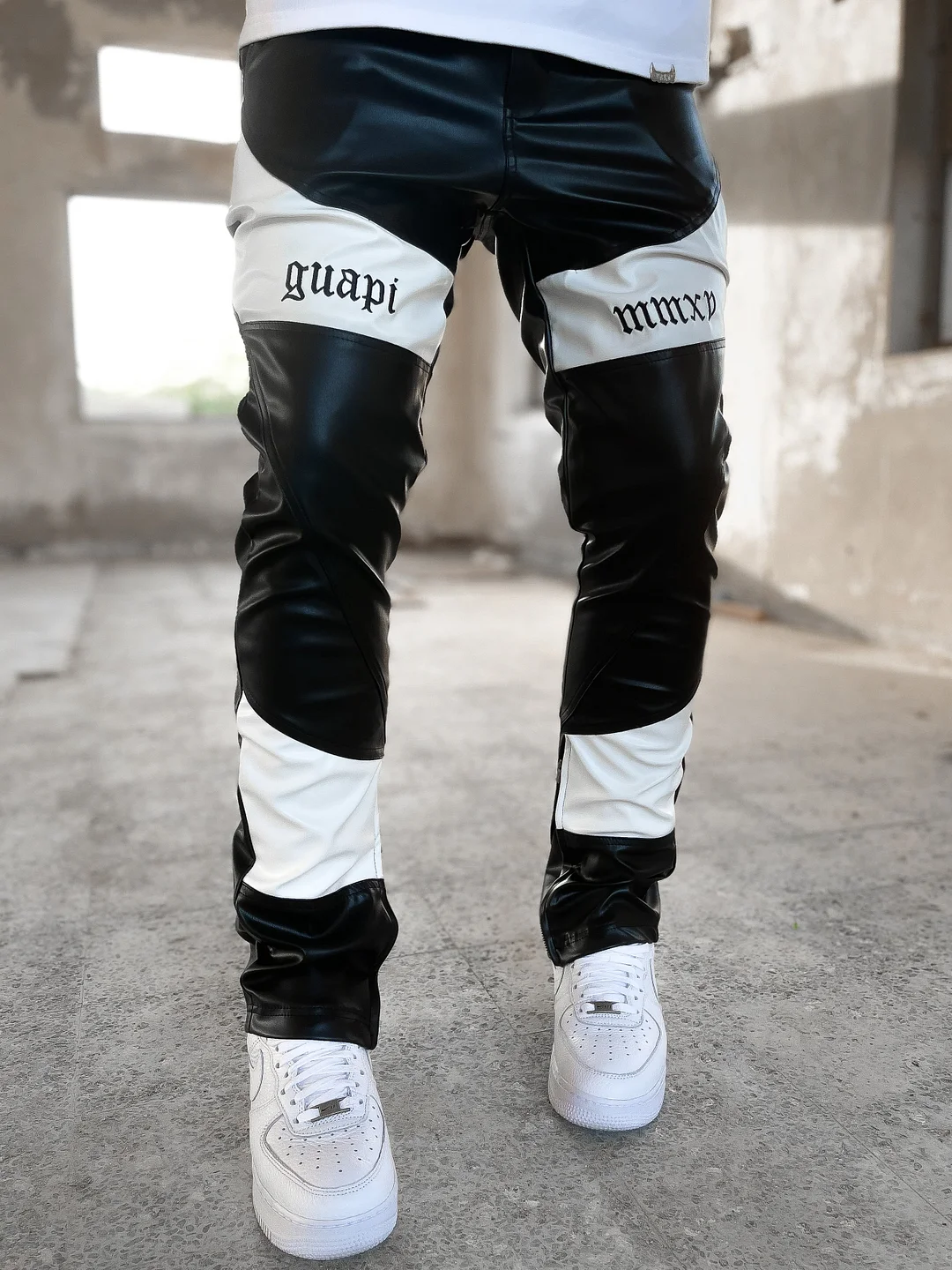 Obsidian Black Dead Or Alive Leather Pant V4
