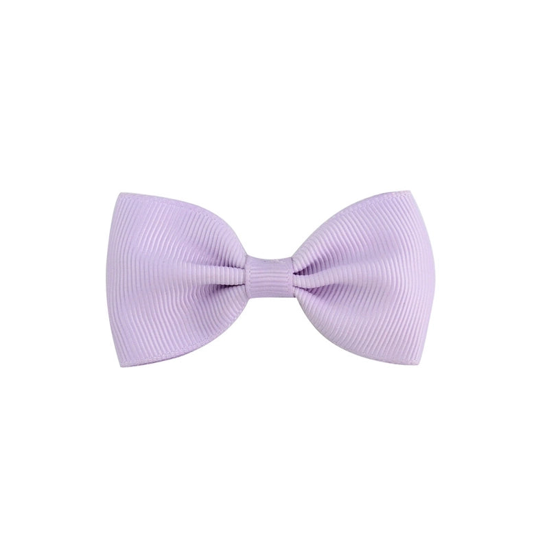 Solid Color Children’s Bow European Version Cute Hairpin Baby Hair Accessories Flat Head Bow Tie 643
