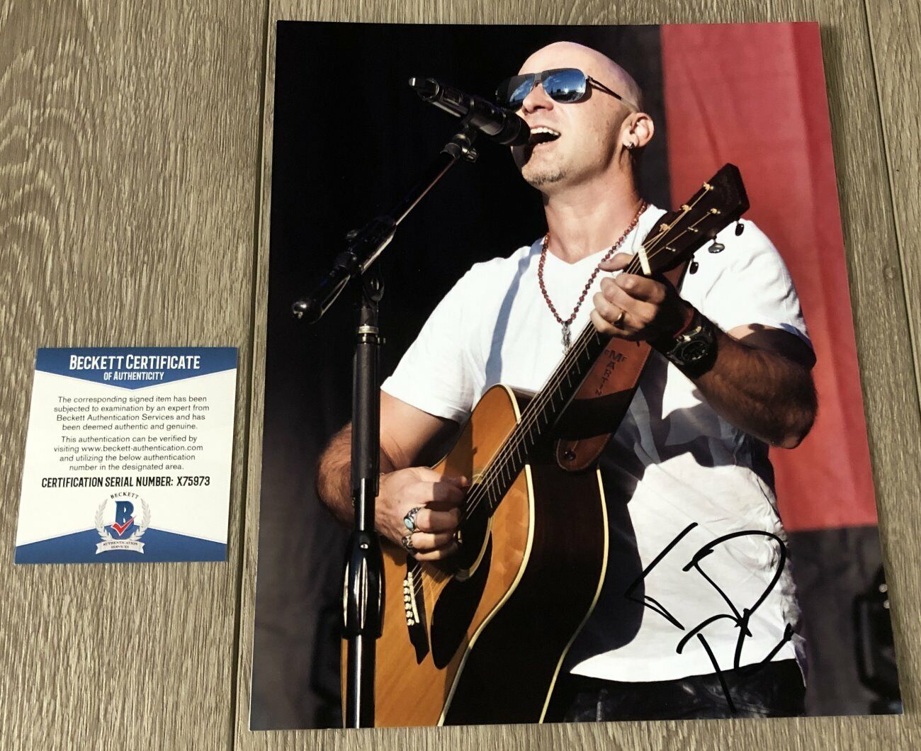 ED KOWALCZYK SIGNED AUTOGRAPH LIVE 8x10 Photo Poster painting B w/EXACT PROOF & BECKETT BAS COA