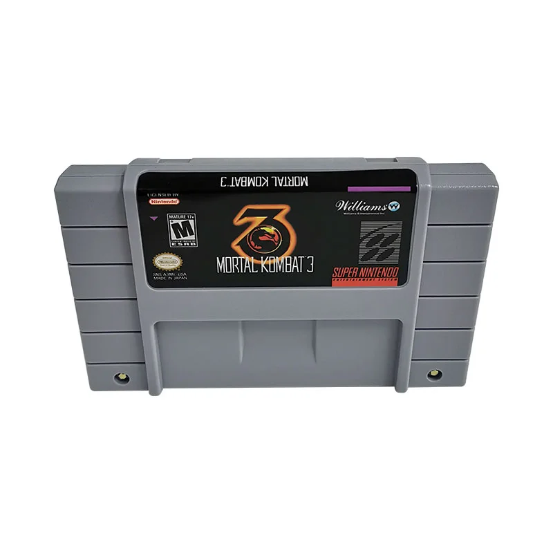 Mortal Kombat 3 SNES For Super Nintendo Entertainment System - 16 Bit US Version Game Cartridge
