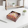 Diamond Painting Wooden Lotus 4 Slots Diamond Painting Storage Box for Adult Beginner