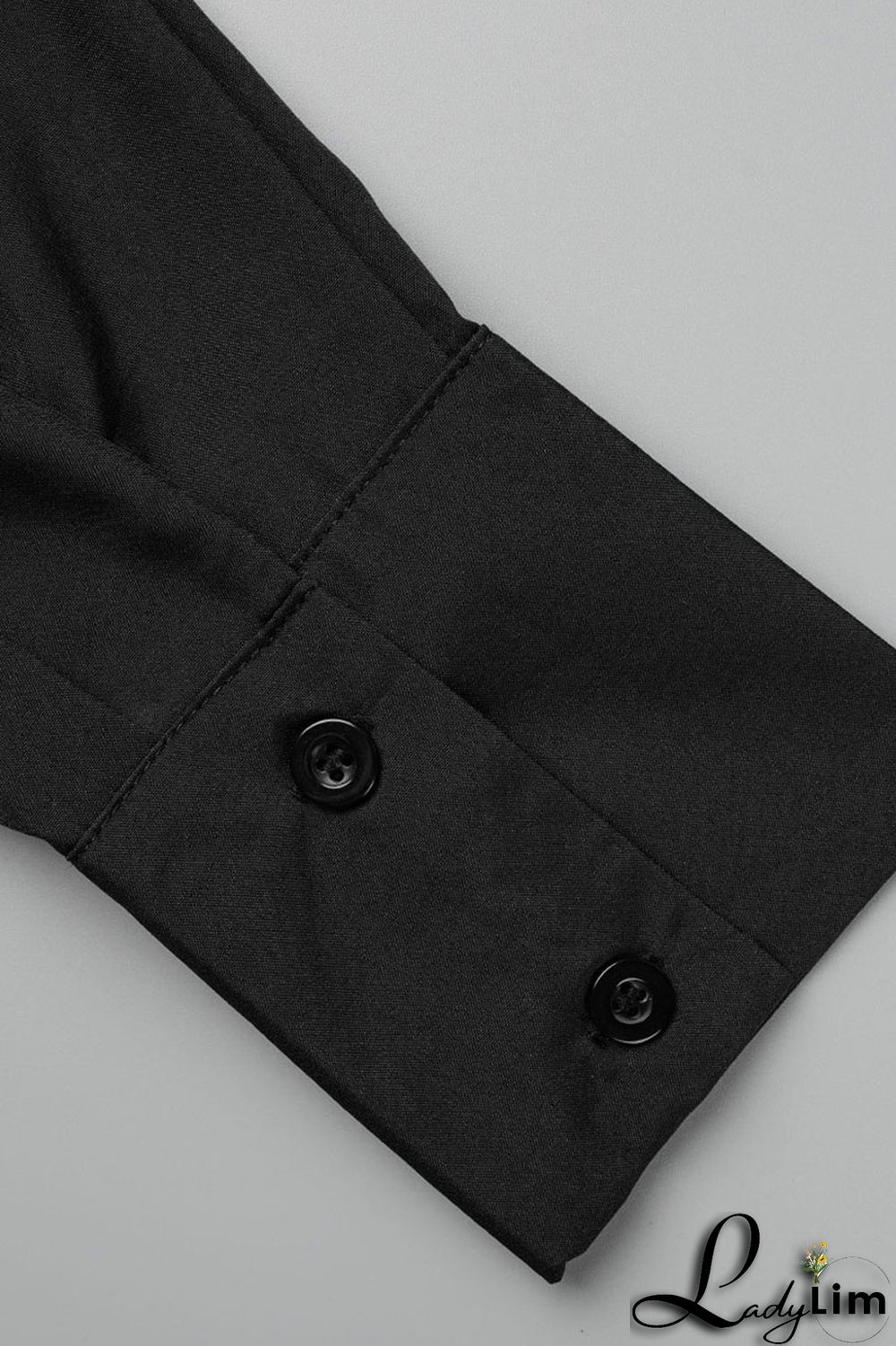 White Casual Solid Patchwork Buckle Asymmetrical Turndown Collar Tops