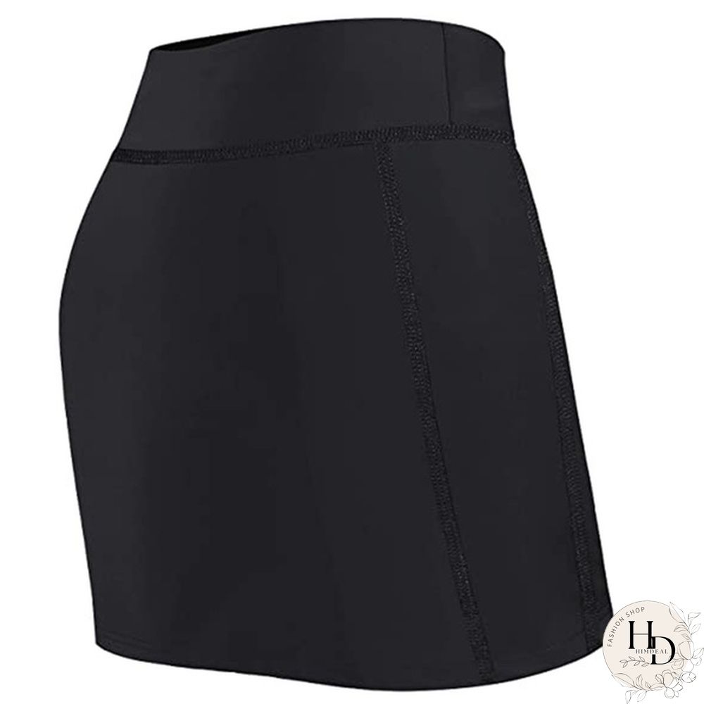 Womens Summer Athletic Tennis Skirt Golf Inner Shorts Elastic Sports Running Skort