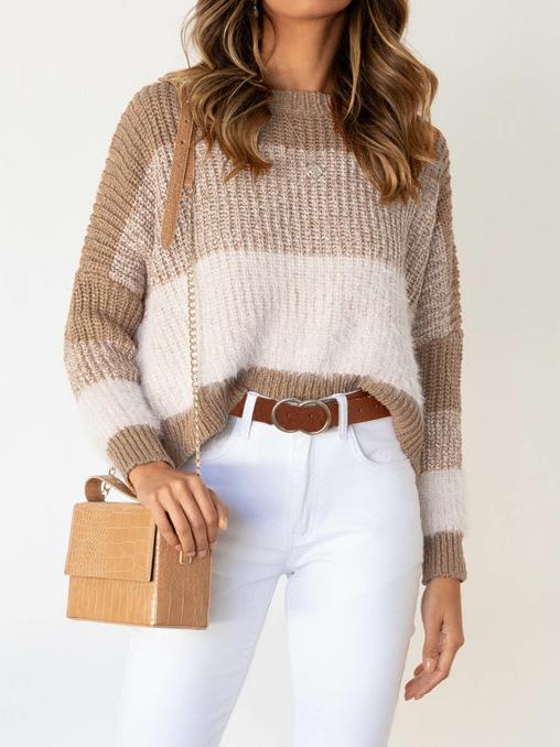 Women Half Sleeve V-neck Solid Color Dress