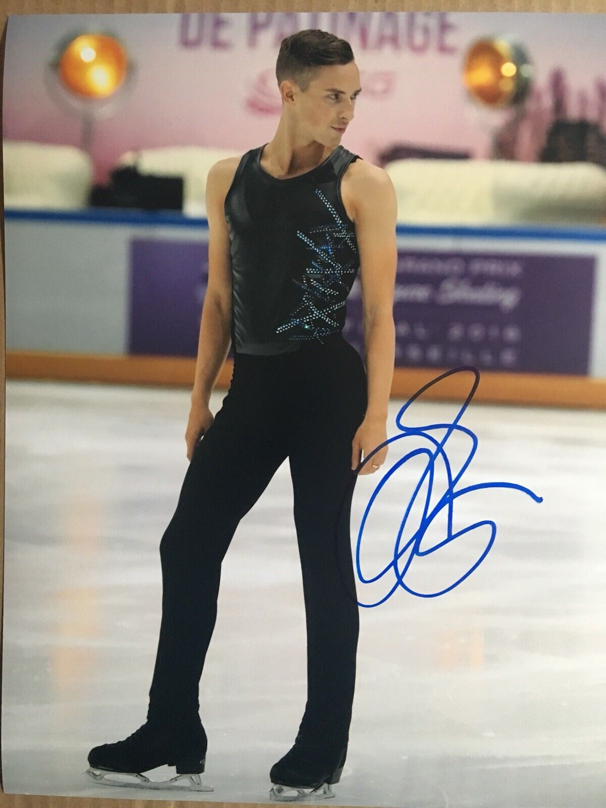 Adam Rippon Signed 11x14 Photo Poster painting USA Olympic Medalist Figure Ice Skater #1