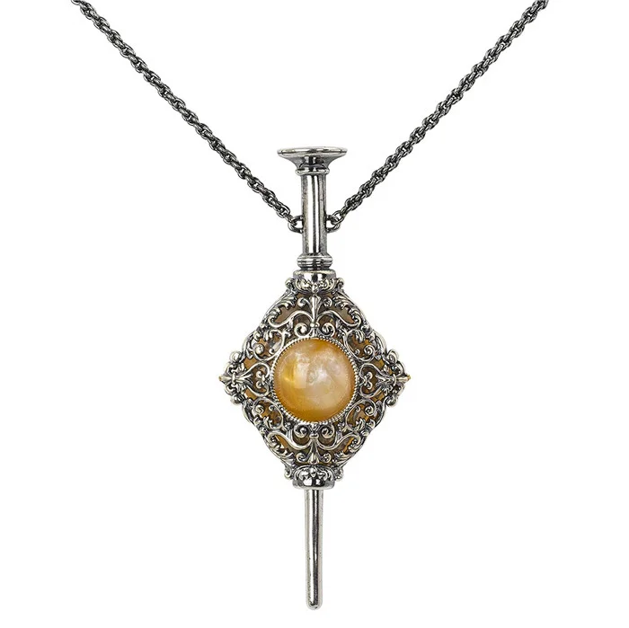 Contract Necklace Hollow Pearl Pendant