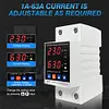 Over Under Voltage Protector 40A/63A 220V Dual Display Adjustable Protector