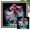 (Stamped/Counted) Ballet Rapunzel Silhouette-11CT Cross Stitch 40*40cm