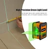 2 Lines Level High-precision Green Light Level Tool for Ceramic Tile Stone Brick