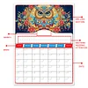 Special Shaped Owl 5D DIY Diamond Painting Monthly Planner Decor Kit