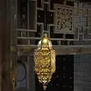 Solar Lantern Outdoor Garden Hanging Light Iron Hollow Design