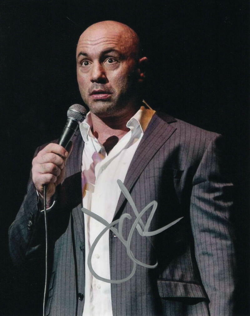 JOE ROGAN SIGNED AUTOGRAPH 8x10 Photo Poster painting - STUD, UFC, FEAR FACTOR, THE EXPERIENCE