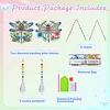2pcs Dragonfly Diamond Painting Double-sided Crystal Window Suncatcher Craft Set Birthday Gifts Home Garden Decor Hanging Kit