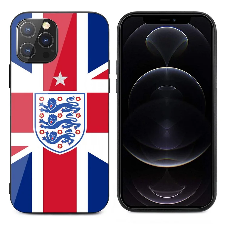 Angleterre Coque En Verre Pour IPhone 12 Series Verre Trempé Protection Écran