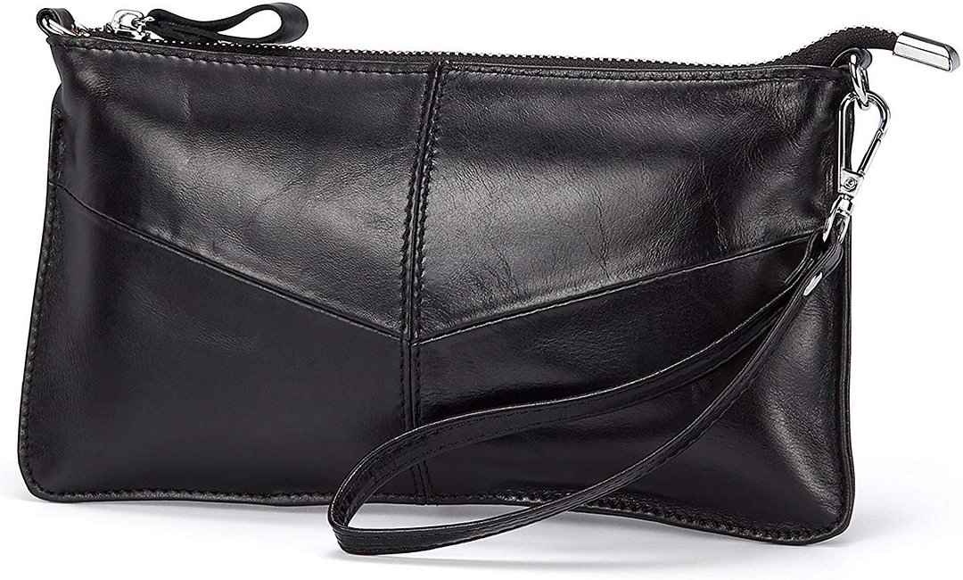Leather Crossbody Purses Clutch Phone Wallets with Card Slots for Women