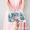 12pcs Diamond Painting Owl Greeting Card Set with Envelope Daily Wishing Cards for Birthdays Thanksgiving & Special Occasion
