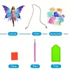 2pcs Diamond Painting Butterfly Fairy Pendant Home Wall Decoration Crafts