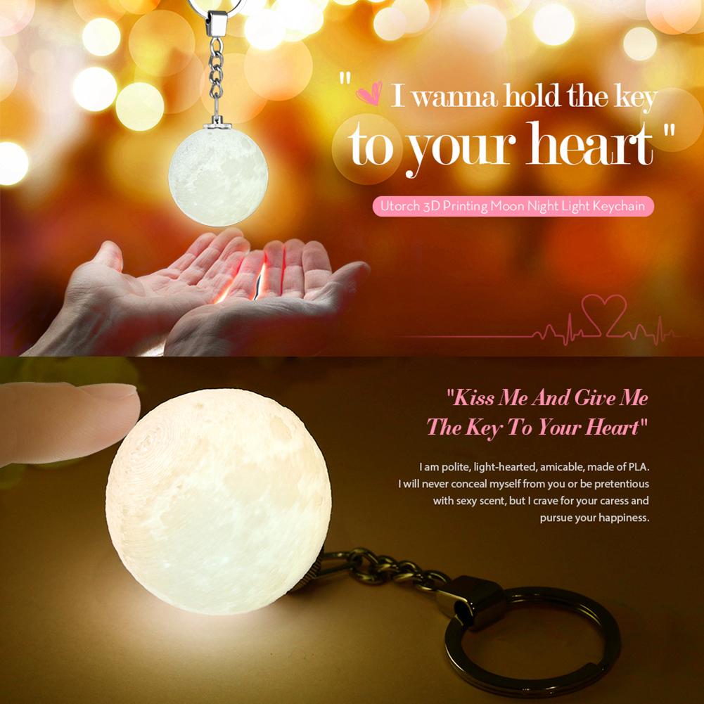

Printing Moon Keychain-3D Night Light, 501 Original