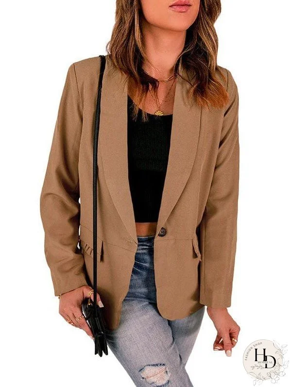 Trendy Women's Long Sleeve Blazer