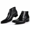 Stylish Mens Lace Up Leather Ankle Dress Boots