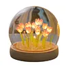 Artificial Tulip Flower Night Light Bedside Lamp LED Night Lamp Christmas Gifts