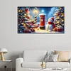 (70*40cm)Christmas Snowman - Full Round Drill Diamond Painting