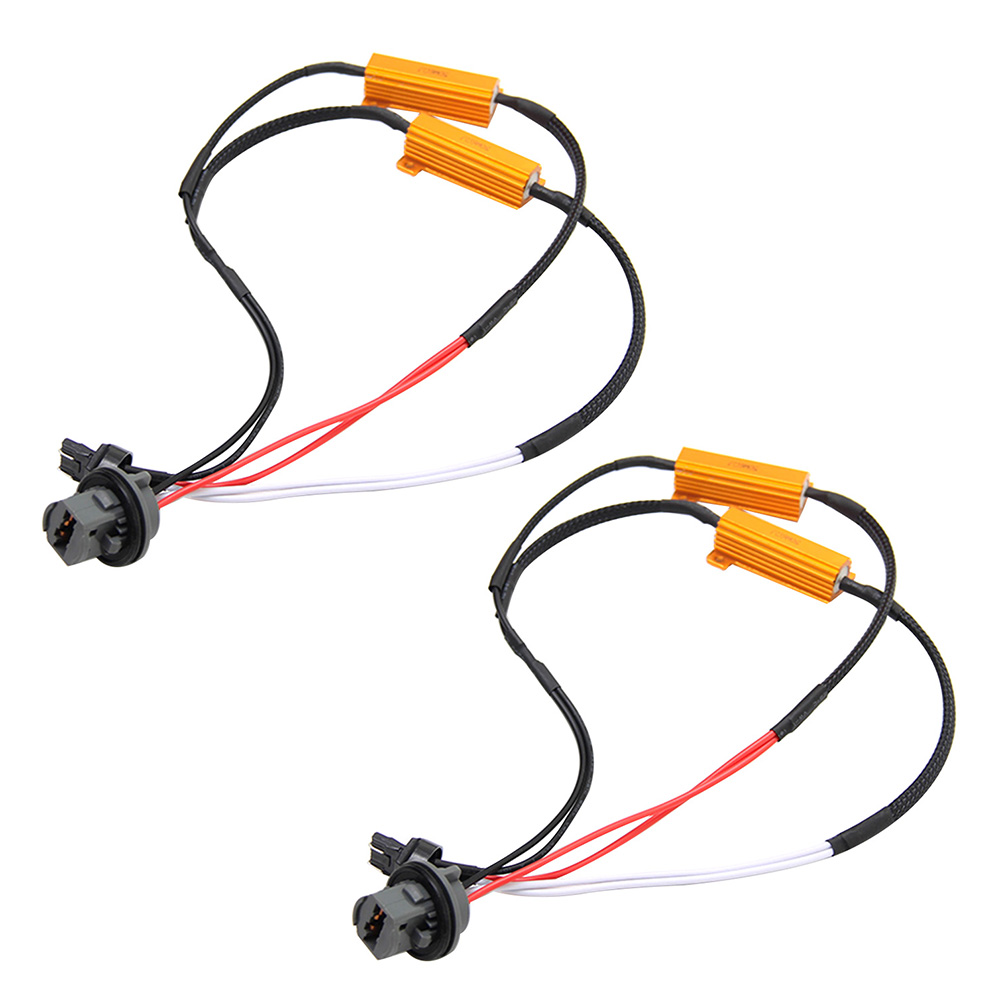 

1 Pair 7443 LED Turn Signal Light Canbus Error Free Anti Flicker Resistor, 501 Original