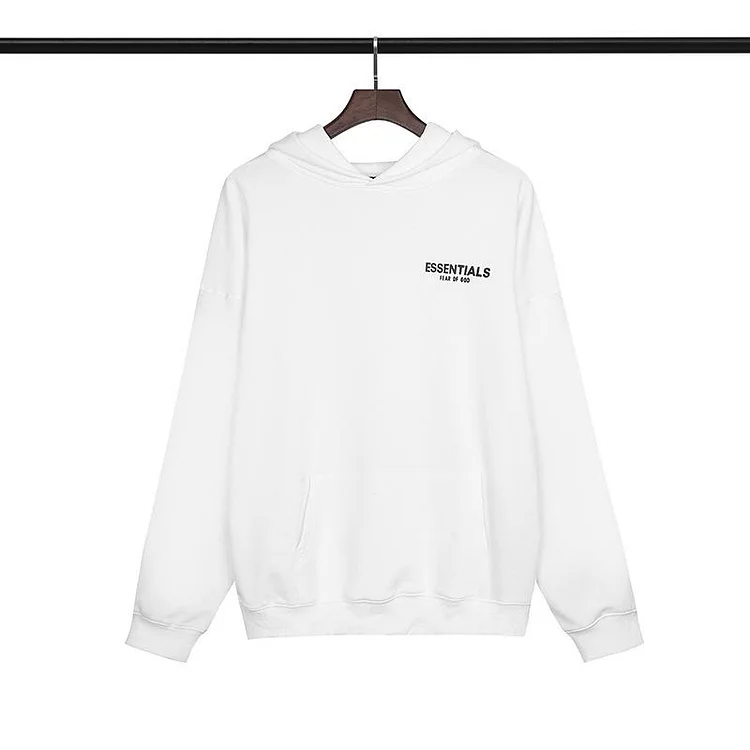Fog Essentials Long Sleeve round Neck Sweatshirt Floral Photo Print Male and Female Couples Wear Hooded Long Sleeve Sweater