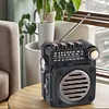 Portable Radio Wireless BT Music Player FM AM SW Stereo Radio for Indoor Outdoor
