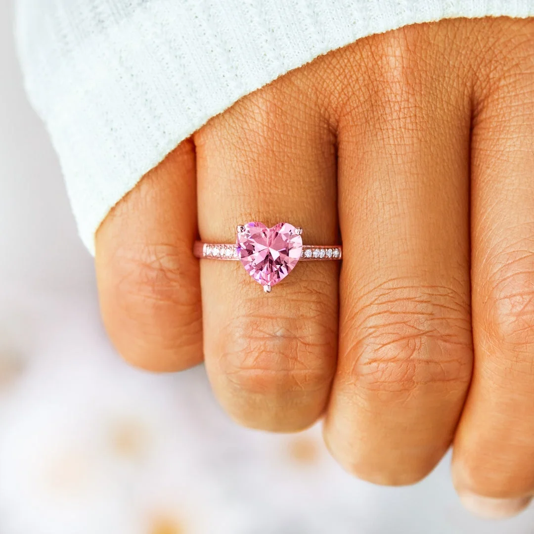 Go With All Your Heart Solitaire Ring