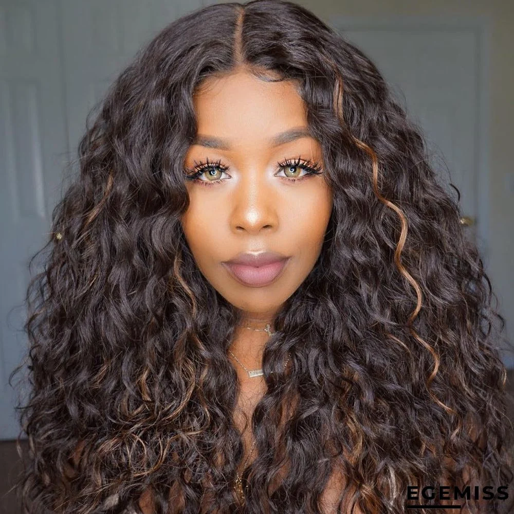 African Small Curly Wig Women's Long Curly Hair | EGEMISS