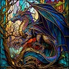 (Stamped/Counted) Dragon - 11CT Cross Stitch 40*40cm/50*50cm