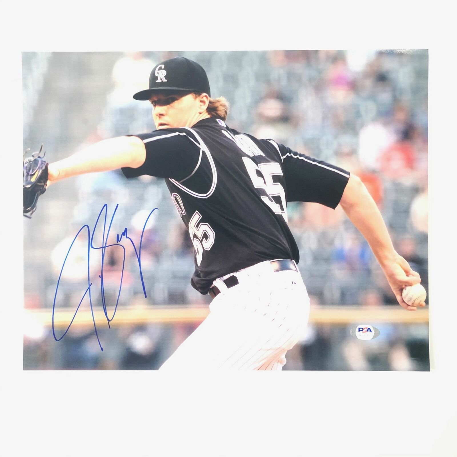 John Gray signed 11x14 Photo Poster painting PSA/DNA Rockies autographed